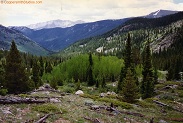 Trail to Denny Creek in Colorado