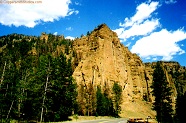 Cliff near Cody, Wyoming