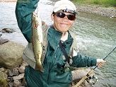 Brown trout from North Fork Shoshone River