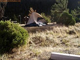 Windy campsite near NF Shoshone River