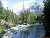 St. Mary River in Glacier National Park