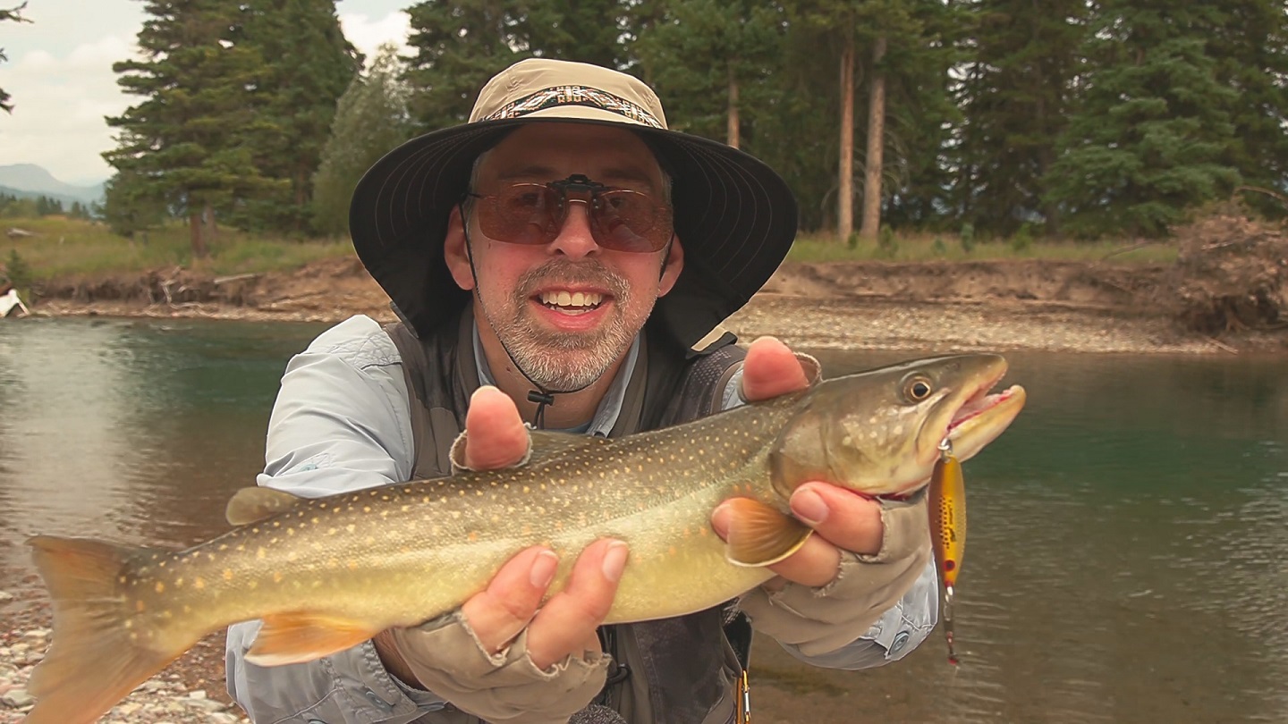 Bull trout from North Fork Blackfoot River, Montana