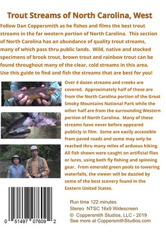 Trout streams of North Carolina, West