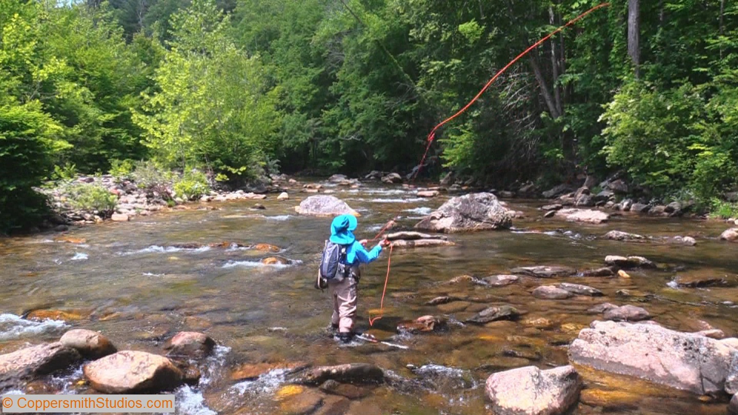 Fishing West Fork Pigeon River, NC