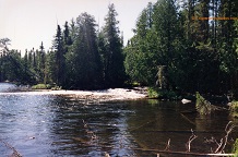 West channel Agnes Lake