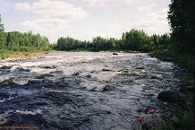 Middle channel Ogoki River