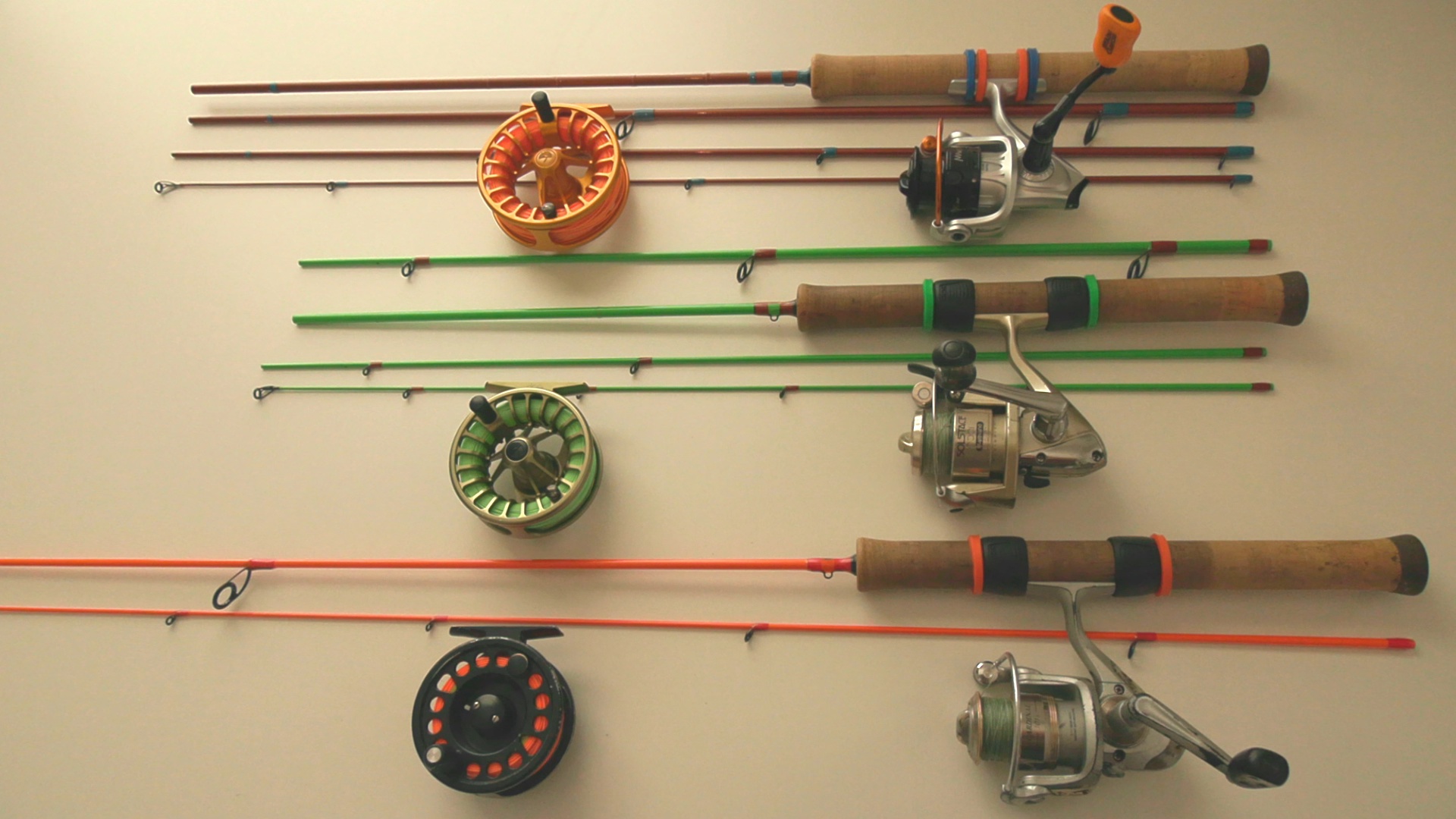 click for larger image  Fly fishing, Rod rack, Fishing rod storage