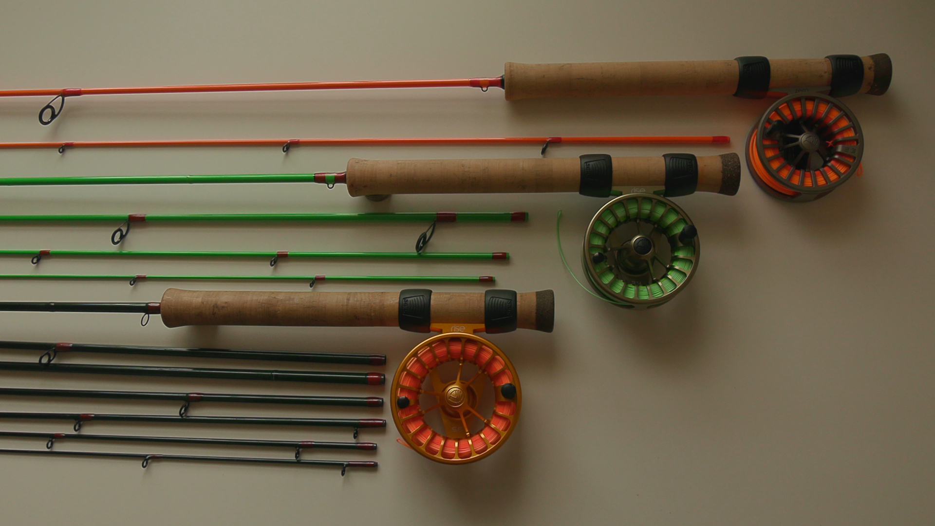 Custom spin-fly rods
