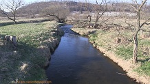 West Branch Pine River, a Wisconsin trout stream in Richland County.