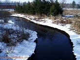Flume Creek, a trout stream in East Central Wisconsin.