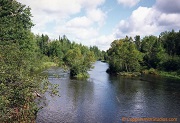 Namakagon River near Seeley, Wisconsin.