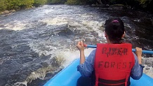 White water rafting in Wisconsins Wolf River