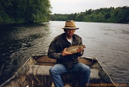 18 inch brown trout, Red Cedar River.